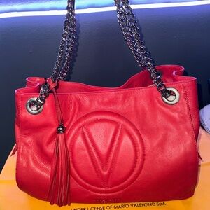 Red Mario Valentino Purse